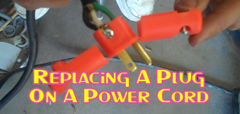 Replacing A Plug On A Power Cord