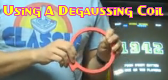 Using A Degaussing Coil